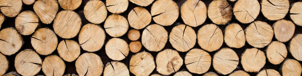 Pile of wood logs