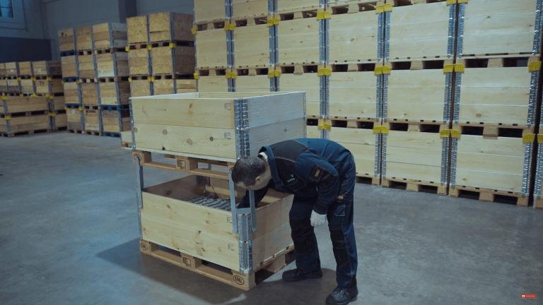 Pallet Collar Distancers Video