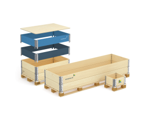 Customizable and brandable pallet collars tailored to your needs