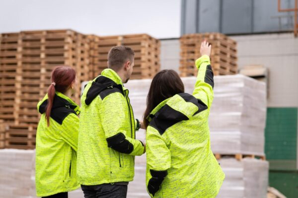 Production employees working in a Kronus warehouse