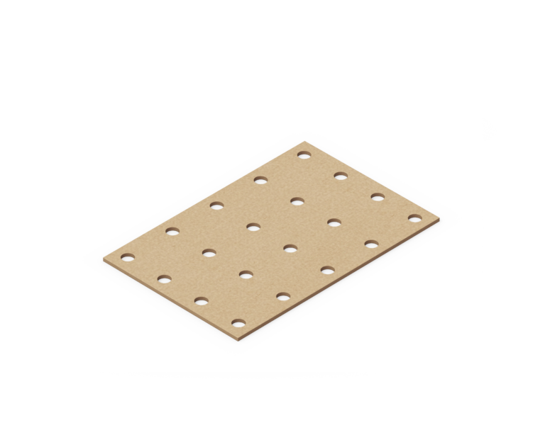 Plate with holes-120×80 (00000)
