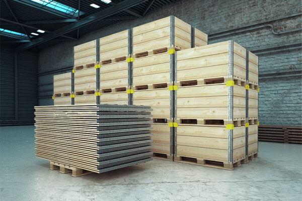 Render – Pallet Collars – Space Optimization 2